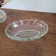 Scalloped glass dish