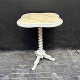 Guéridon, small painted wooden side table