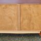 Enfilade of the 50s in oak and mahogany feet compass