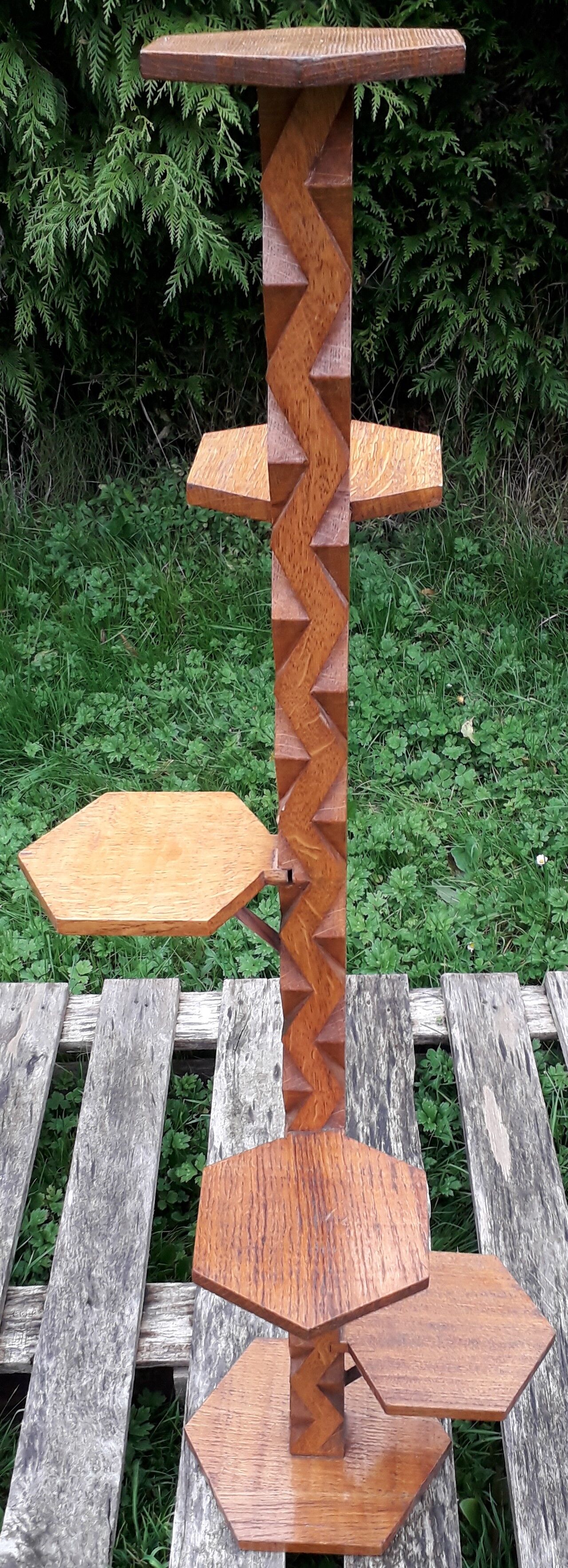 Porte pots en bois