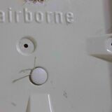 Modular "Patate" sofa in black corduroy velvet by Airborne, France 1970s