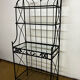 Antique wrought iron shelf