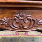 Louis XV style game table in walnut