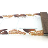 Teak and glass aperitif tray, 1970