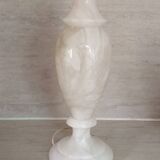 Alabaster baluster lamp base 48 cm