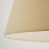 Teak and brass floor lamp
