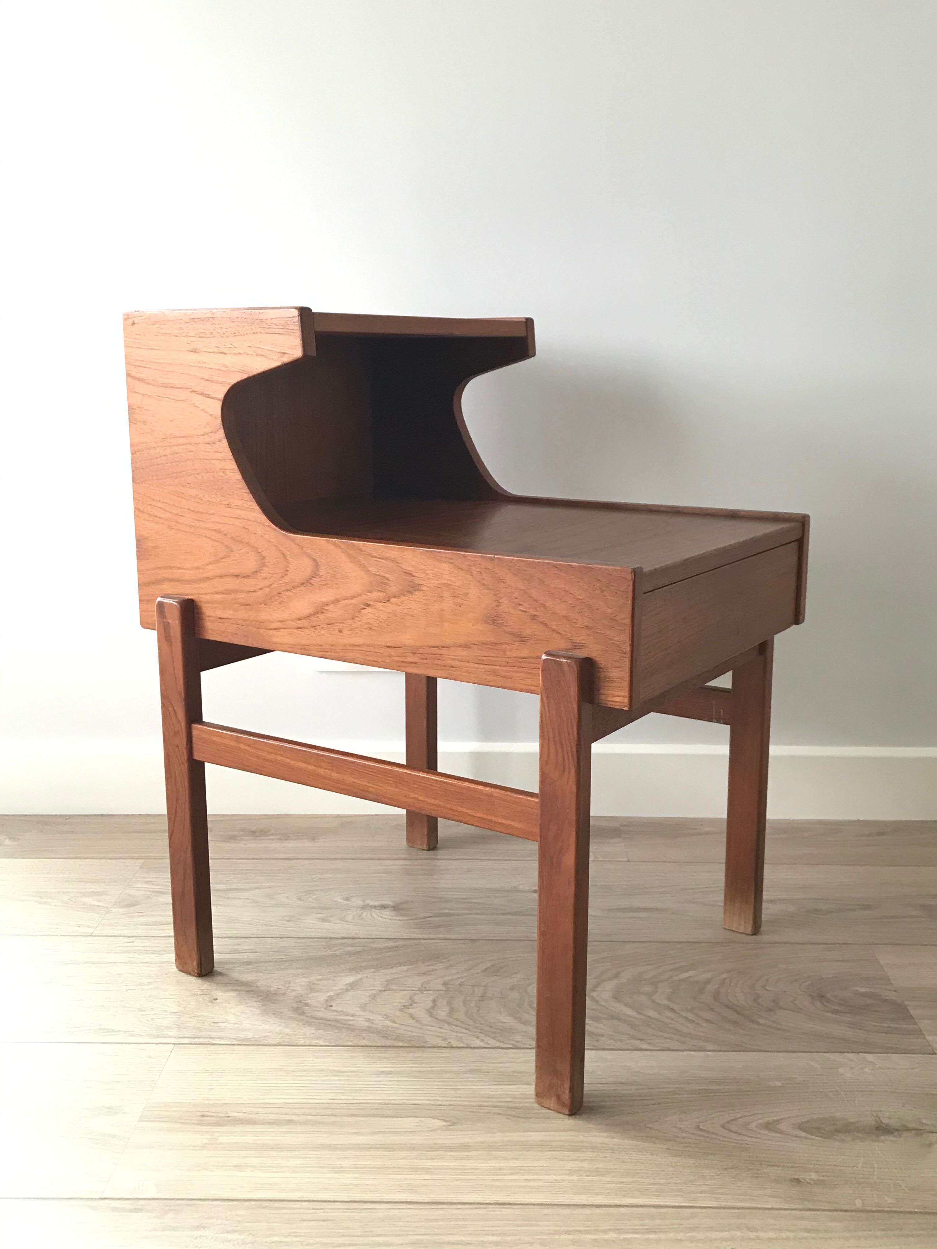 Swedish mid century teak night tables