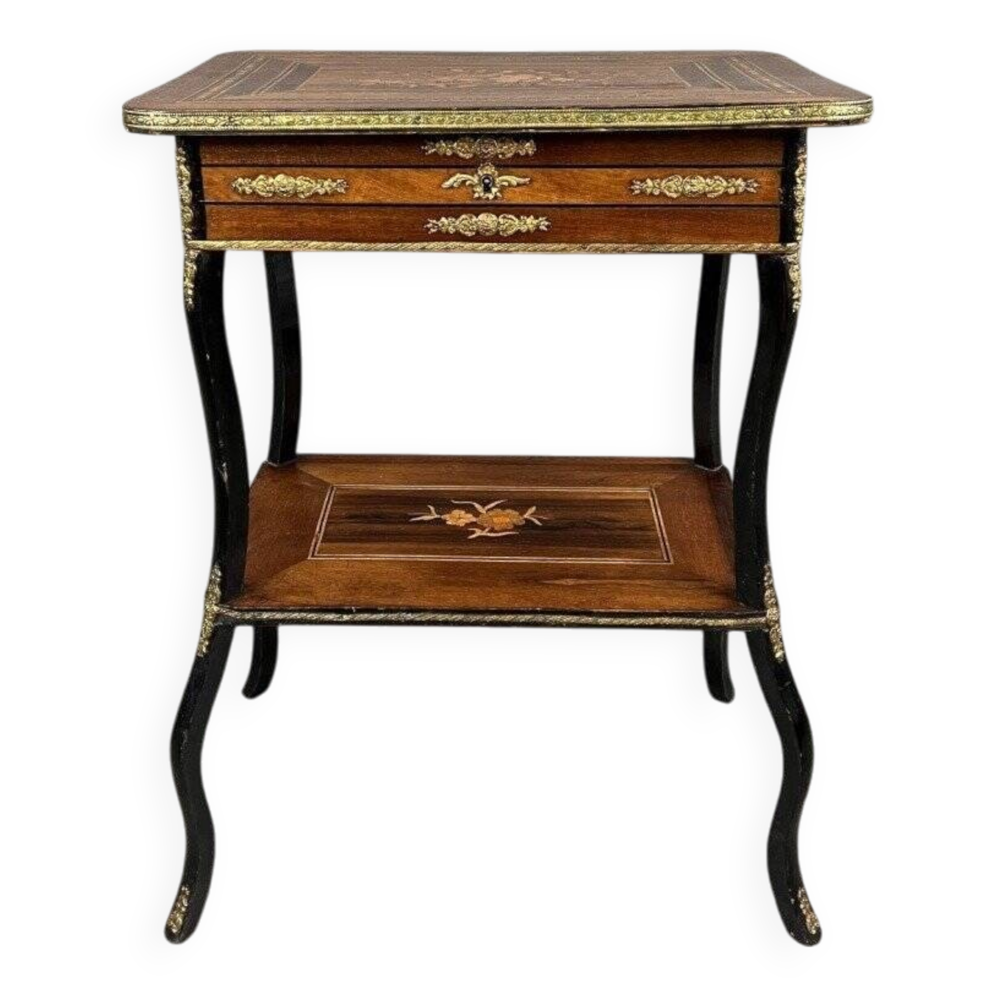 19th Century Napoleon III Style Jewelry Side Table