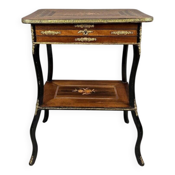 Table d’appoint, coiffeuse de style Napoléon III, XIXème siècle