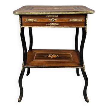 19th Century Napoleon III Style Jewelry Side Table