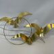 Vintage curtis jere modern brass wall sculpture