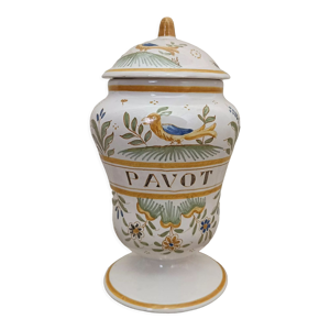 pot d'apothicaire pavot