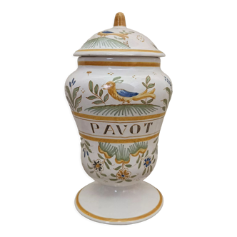 Apothecary pot pavot