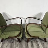 Armchairs by Jindrich Halabala, 1940s, Set of 2