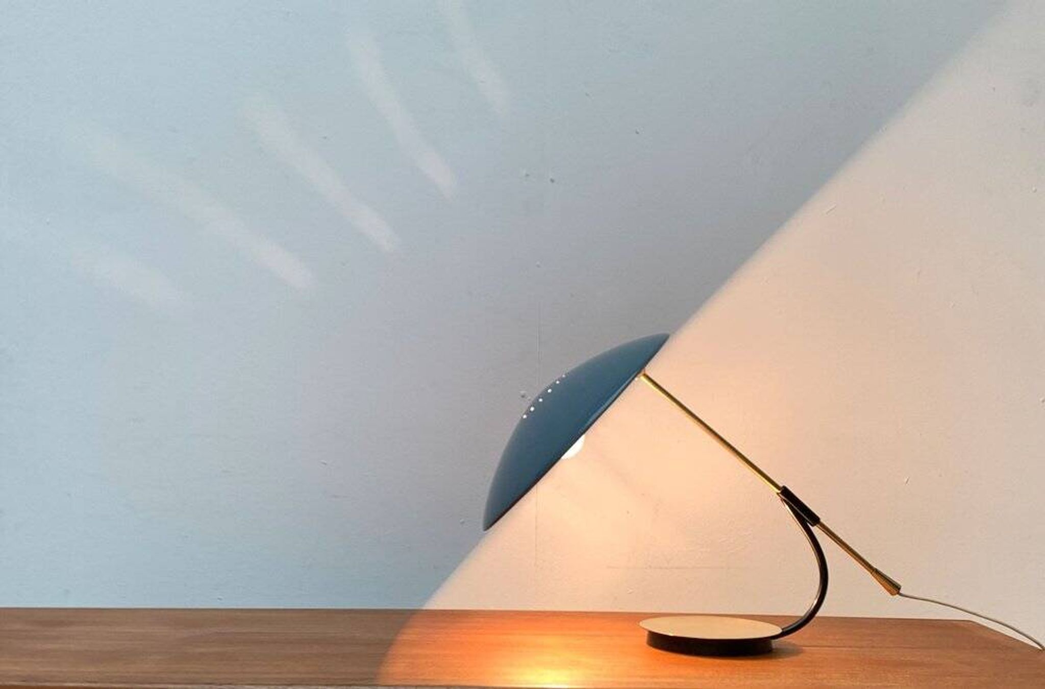 German Mid-Century table lamp 6775 by Christian Dell for Kaiser Idell, 1960s