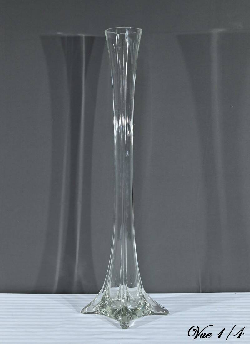 Important Soliflore Glass Vase, Art Deco Period – 1930