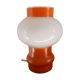 Two-coloured opaline mushroom lamp 70s