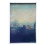 HST/P painting "Notre Dame de Paris" by Franco Pagnetti from Pesaro