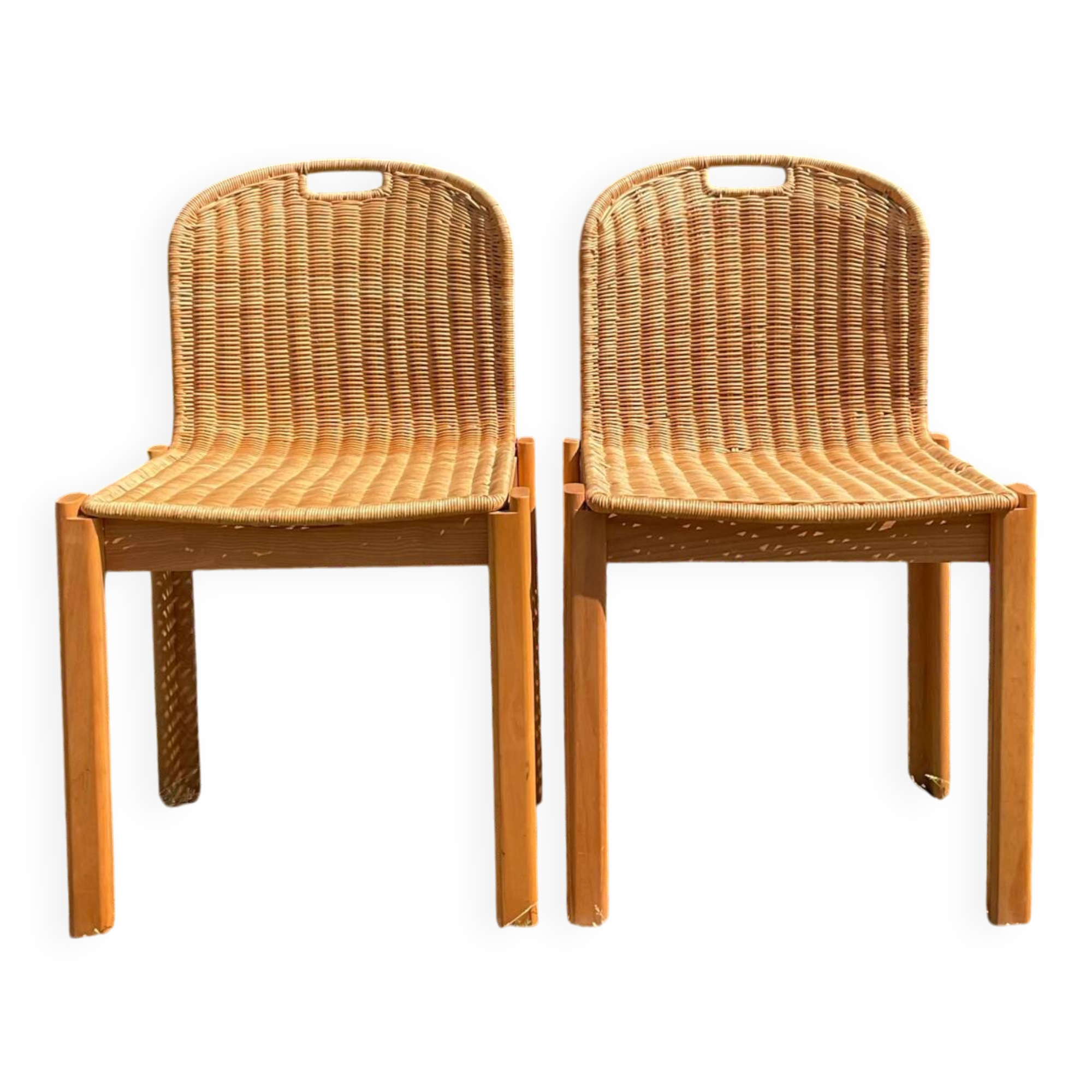 Pair of Italian chairs from the 70s