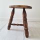 Tabouret tripode vintage