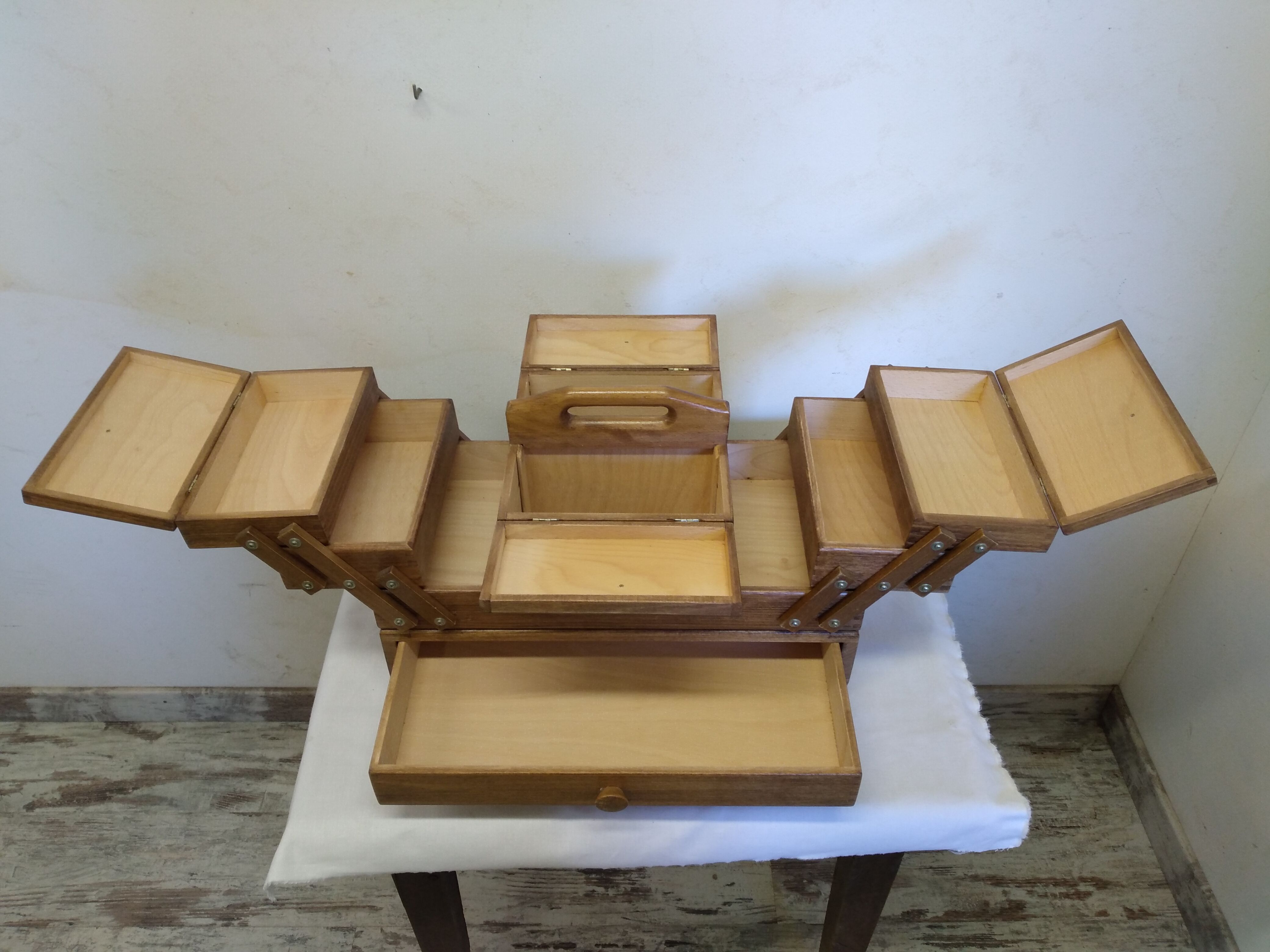 Vintage sewing basket