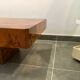 Table basse en loupe d’orme, 1970