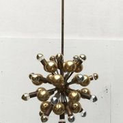 Atomic Brass Ceiling Suspension by Dorothee Becker for Cosack, 1970s.