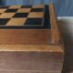 Backgammon game old wooden board game