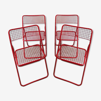 4 Folding chairs