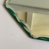 Beveled mirror tray