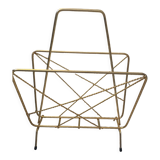 Vintage brass magazine holder - year 50-60