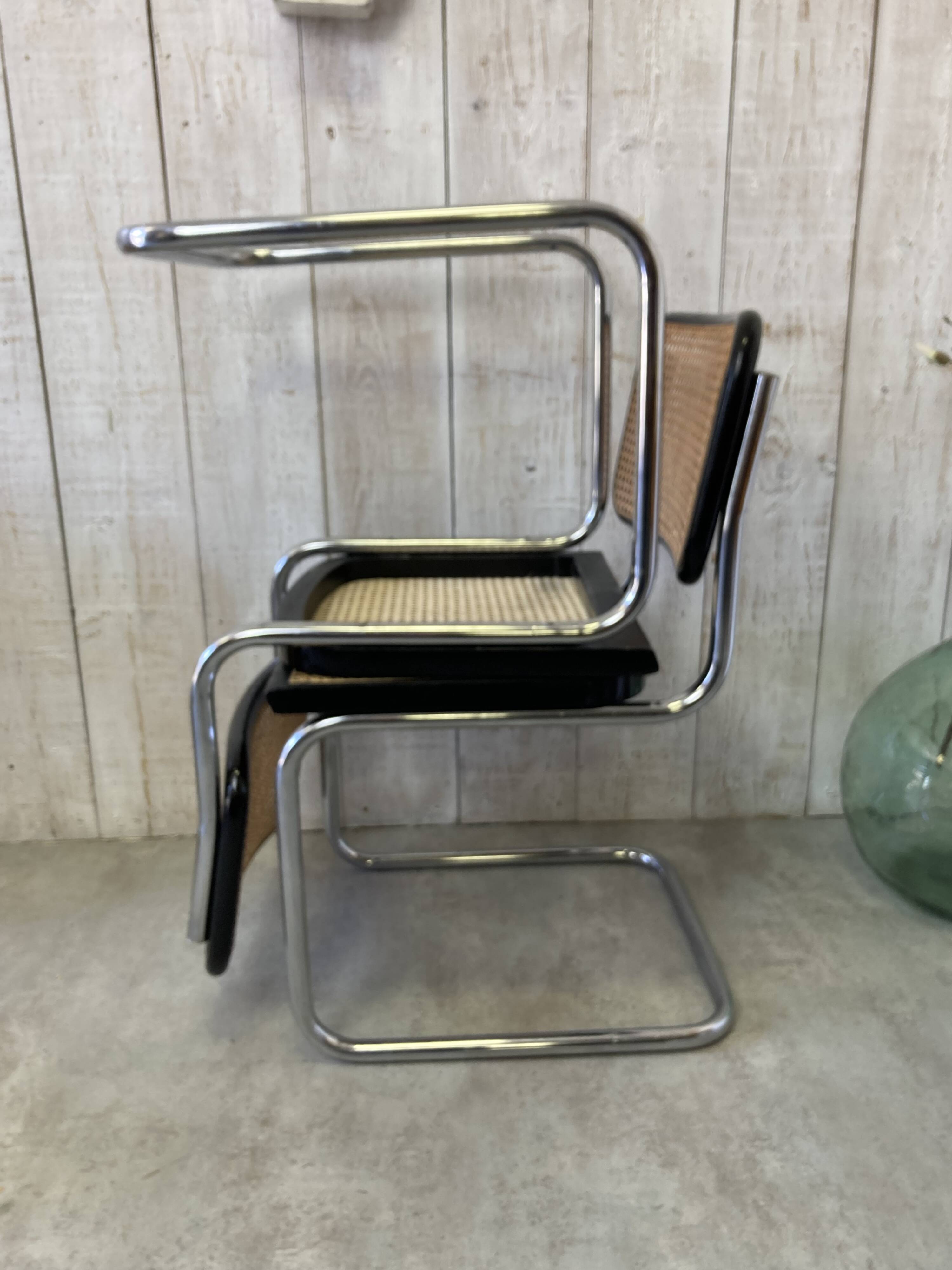 Pair of B32 chairs by Marcel Breuer
