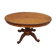 Oval side table XIX, mahogany foot