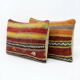 Set of 2 vintage kilim cushion covers 30x51 cm