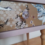Vintage bedside table revamped
