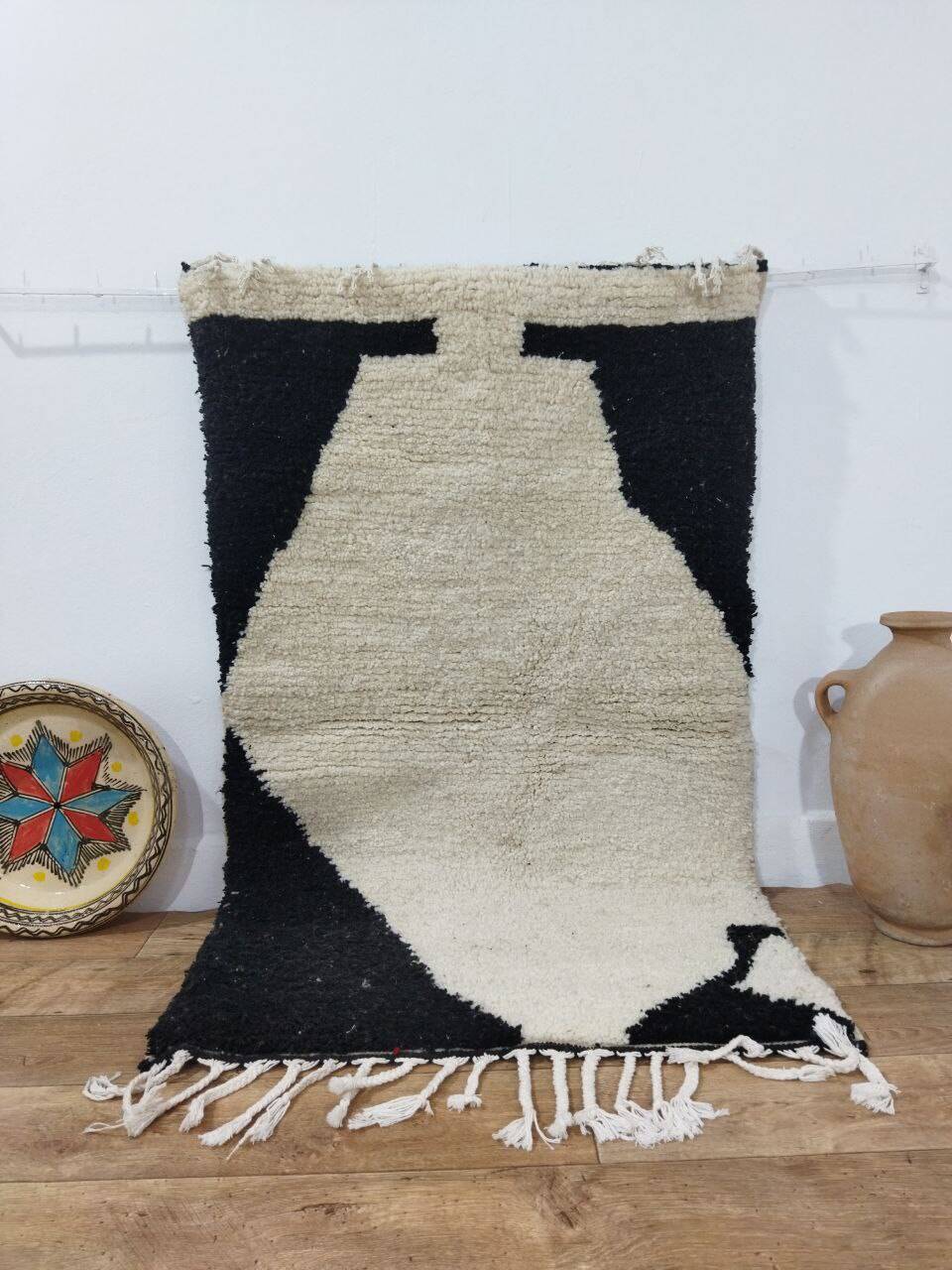 Tapis Berbère Marocain Artisanal 143 X 88 CM