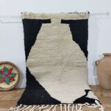 Handcrafted Moroccan Berber Rug 143 X 88 CM