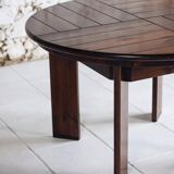 Extendable table and 5 chairs by Silvio Coppola, 1970.