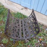 Cast iron magazine rack / wood log rack