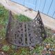 Cast iron magazine rack / wood log rack