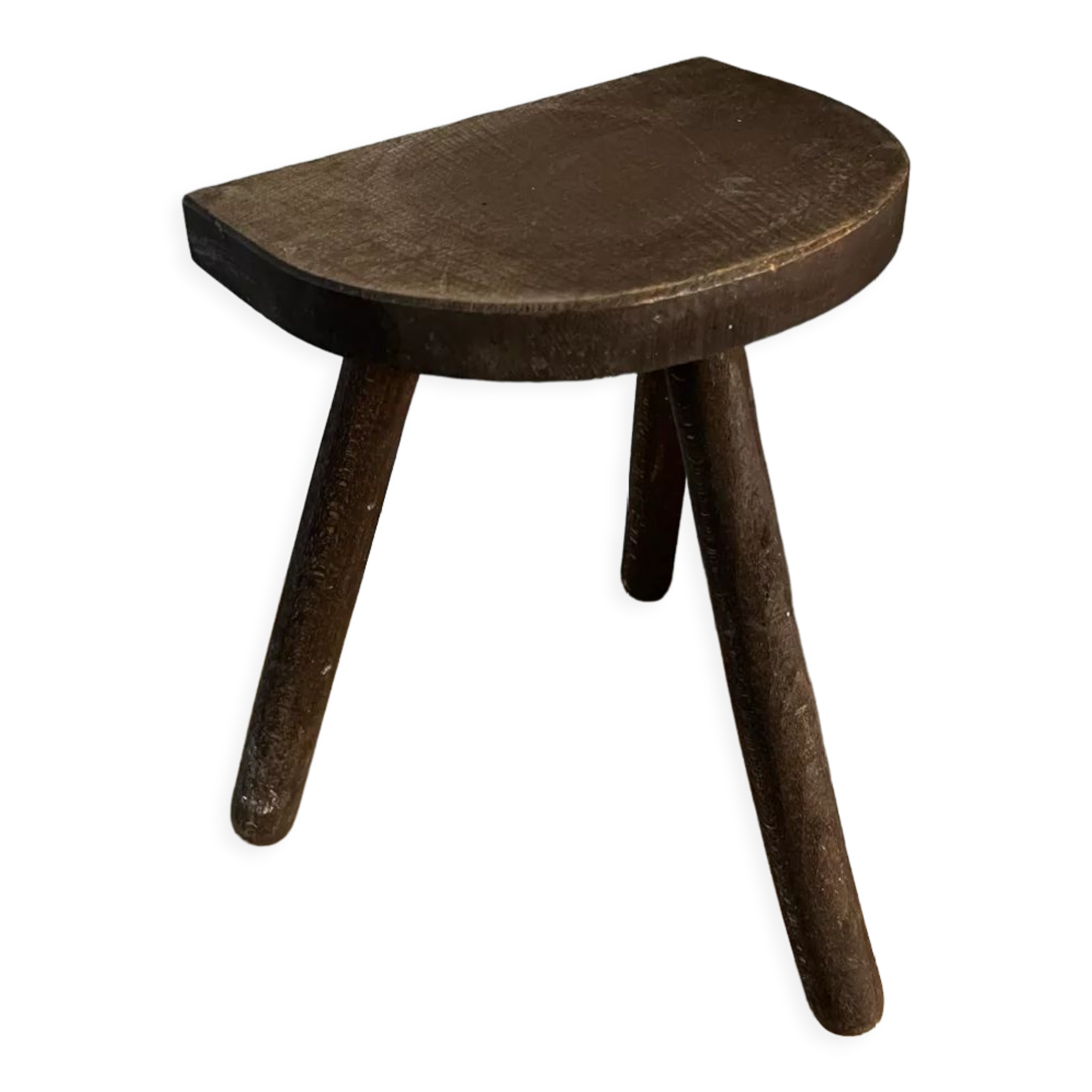 Wooden tripod stool