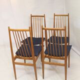 Set of 4 Scandinavian chairs year 70s