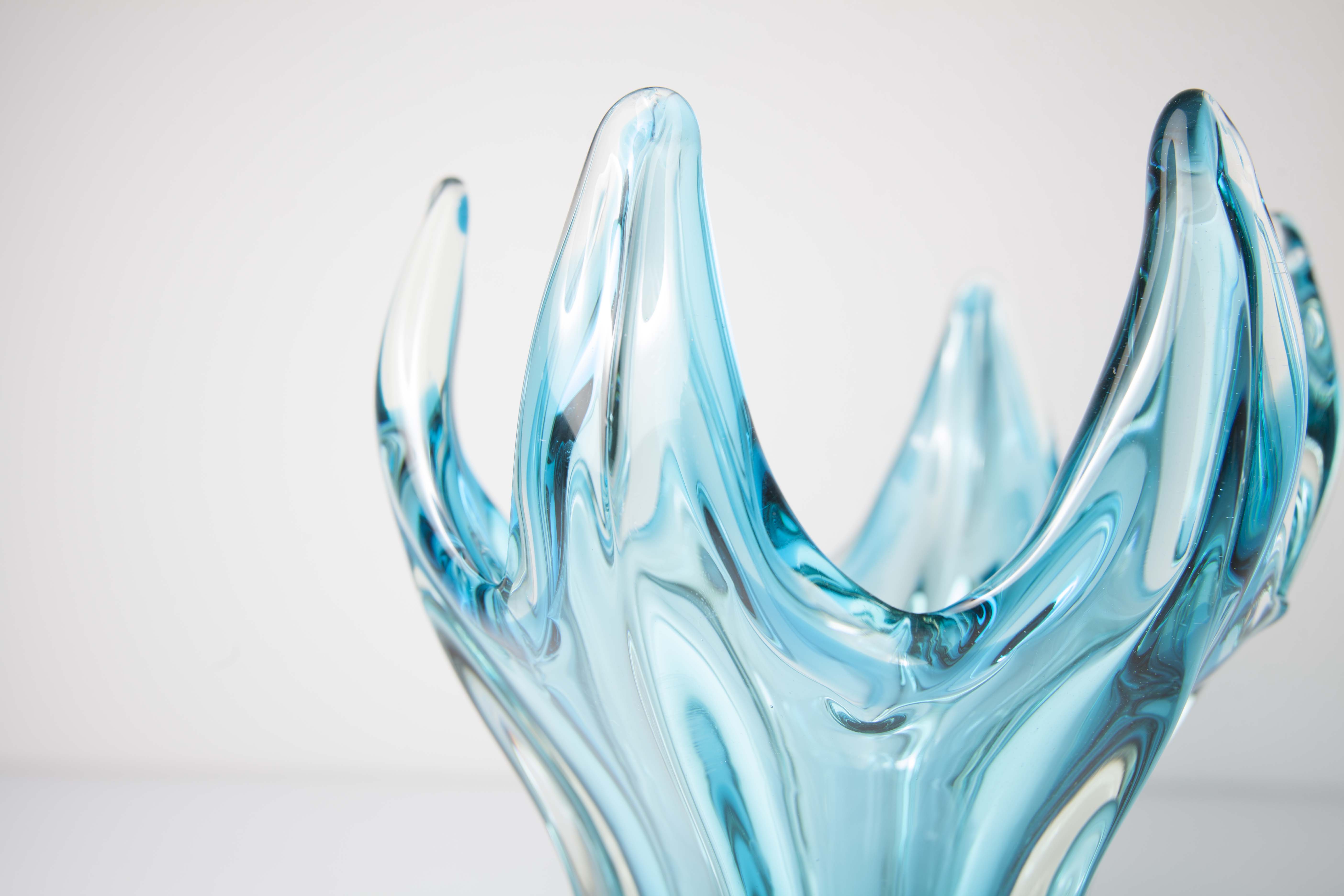 60's blue Murano vase