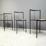 4 chairs by Zeus Noto Maurizio Peregalli Millepunte, 1985