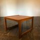 Vtg Mid Century BCM Teak Side Occasional Coffee Table Retro 60s Danish Design