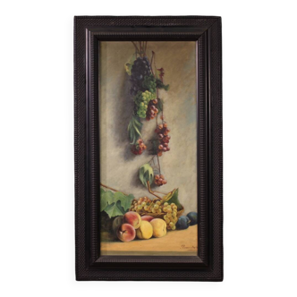 Italian still life painting signed and dated 1919