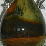Vase en pâte de verre effet marbre