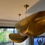 Brass chandelier