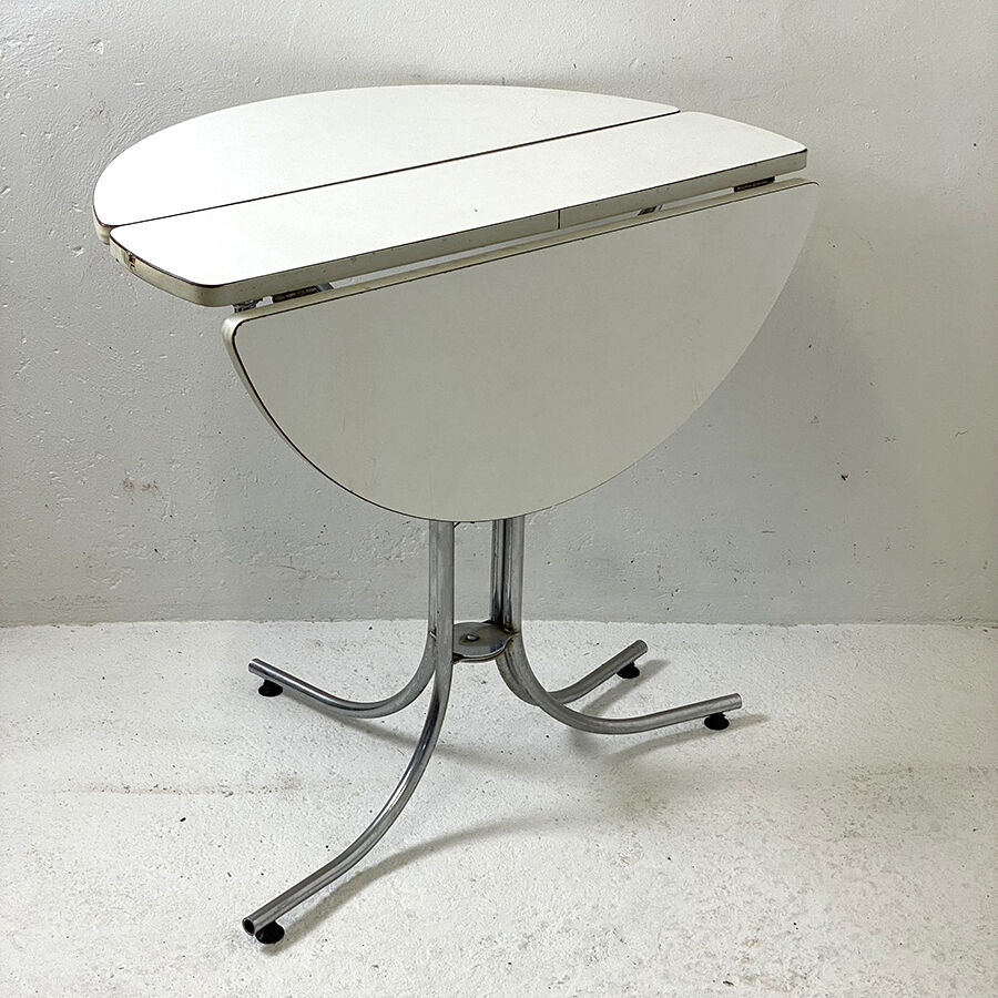 Folding table in vintage formica 70's