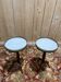 Pair of tripod side tables in Louis XVI style